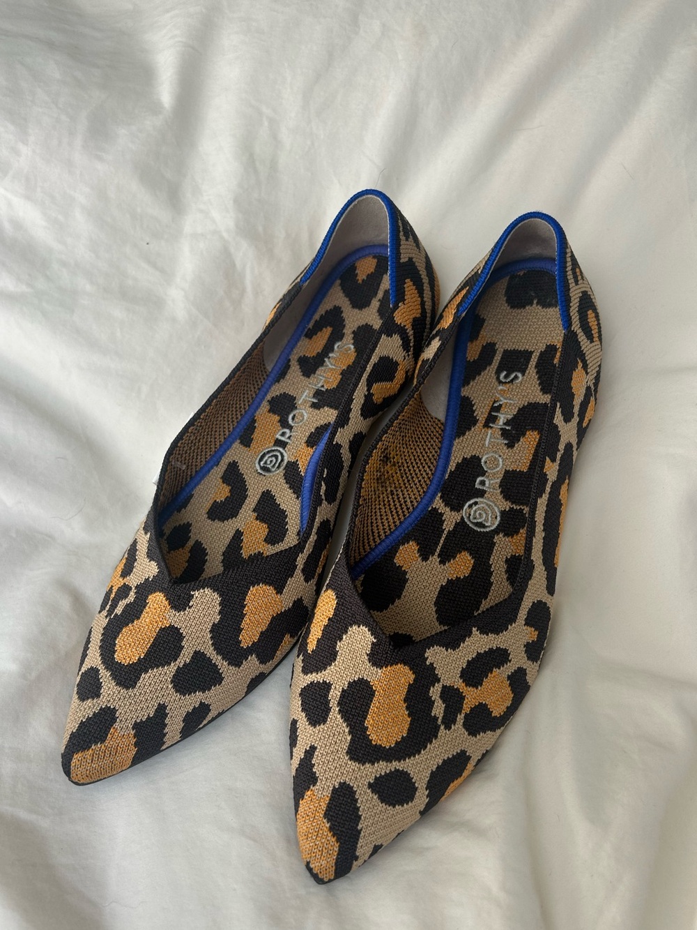 Rothy’s Big Cat Pointed Toe Flats EUC